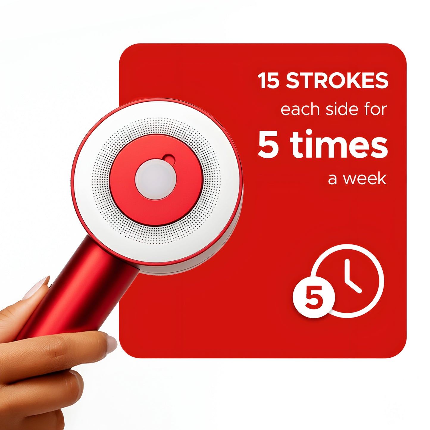 3-1 Healthy Red Light Therapy Scalp Massager